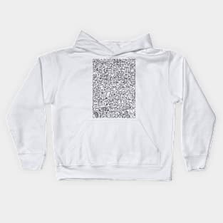 Valentine's Doodle shirt Kids Hoodie